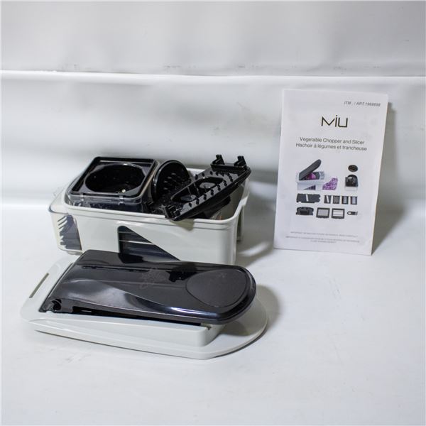 11 PIECE MIU VEGETABLE CHOPPER AND SLICER