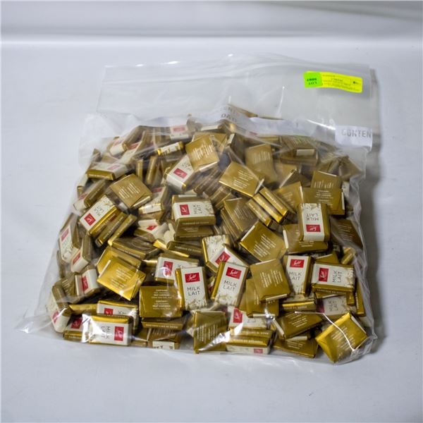 BAG OF SWISS DELICE MILK CHOCOLATES WITH HAZELNUT