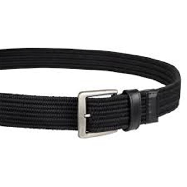 COLUMBIA COMFORT STRETCH WOVEN BELT BLACK SIZE LG