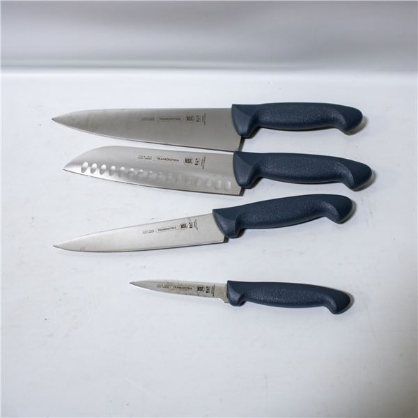 4 PIECE TRAMONTINA COOK'S KNIFE SET