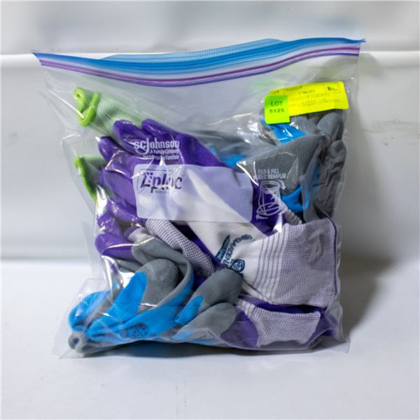 BAG OF 6 PAIRS OF GARDENA GARDENING GLOVES - 1 SZ