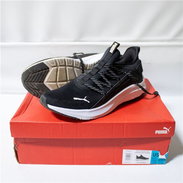 PUMA WOMENS RUNNING SHOE BLACK & WHITE SIZE 12