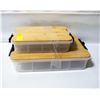 Image 1 : 2 PIECE SABATIER SNACKLE BOX SET & CUTTING BOARD