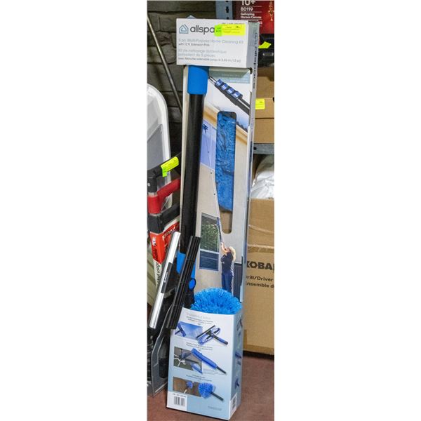 5 PIECE ALLSPACE CLEANING KIT WITH 12" TELESCOPIC