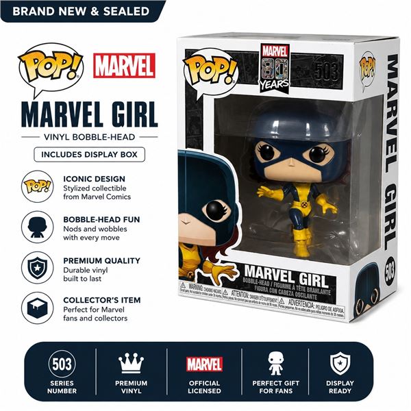 NEW FUNKO POP! MARVEL GIRL #503