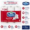 Image 1 : ROYALE 3PLY BATHROOM TISSUE 12=24 ROLLS