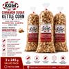 Image 1 : 3 KGW CINNAMON SUGAR KETTLE CORN 245G