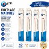 Image 1 : 4 X-LITE FIREPLACE & BARBECUE MATCHES 40 PACK