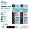 Image 1 : 2 WATER WORKS HAIR COLOR #24 NATURAL MED BROWN 6G