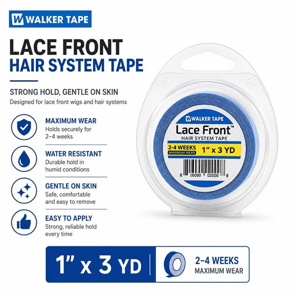 WALKER TAPE LACE FRONT HAIR SYSTEM TAPE 1IN X 3YD