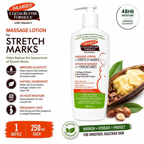 PALMER'S MASSAGE LOTION STRETCH MARKS 250ML