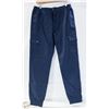 Image 1 : NEW BUFFALO MENS MEDIUM CARGO PANTS - NAVY BLUE
