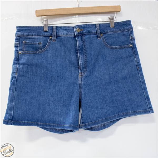 NEW PARASUCO WOMENS SZ 16 HIGH RISE JEAN SHORTS