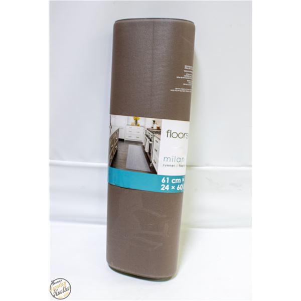 FLOORSENSE MILAN RUNNER BROWN - 24 X 60"