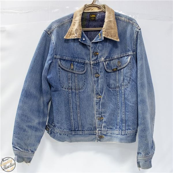 LEE RIDER VINTAGE DENIM JACKET MEN'S SZ 42