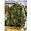 Image 1 : NATO CAMO RAIN COAT AND PANTS SZ L