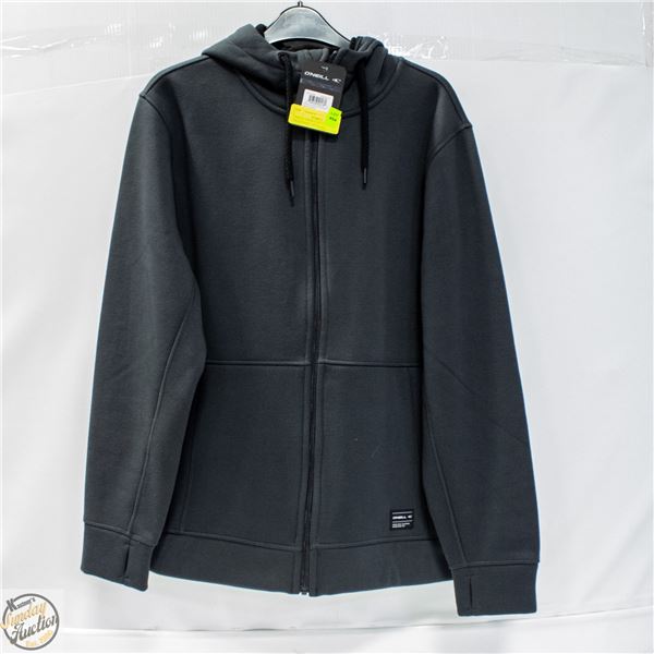 O'NEILL ZIPPER FLEECE LINED SWEATSHIRT- MEN'S MED