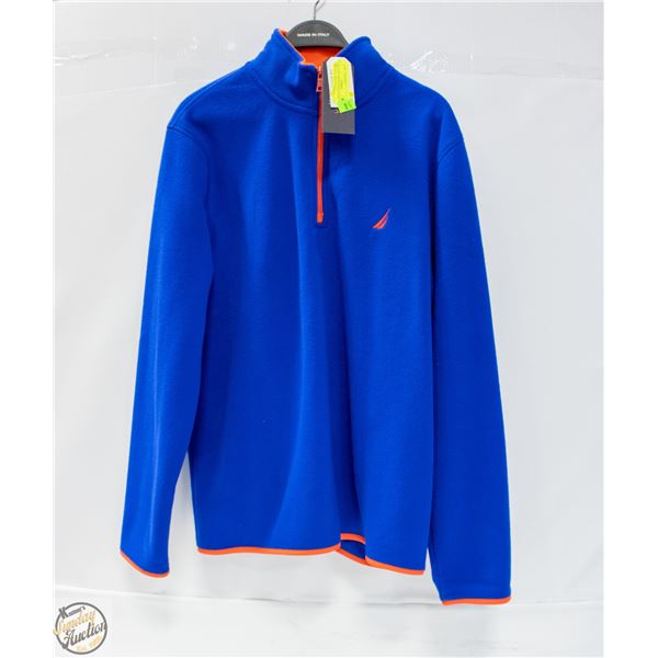 NAUTICA MEN'S FLEECE JACKET- MEDIUM- NEW W/TAGS
