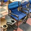 Image 1 : TIMBER RIDGE FOLDING CHAIR W/BUILT IN SIDE TABLE
