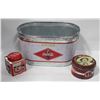 Image 1 : COCA-COLA METAL BUCKET + TINS