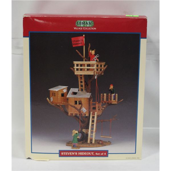 VINTAGE LEMAX STEVEN'S HIDEOUT RETIRED MODEL