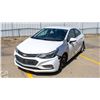 Image 1 : SALVAGE 2017 CHEVROLET CRUZE LT