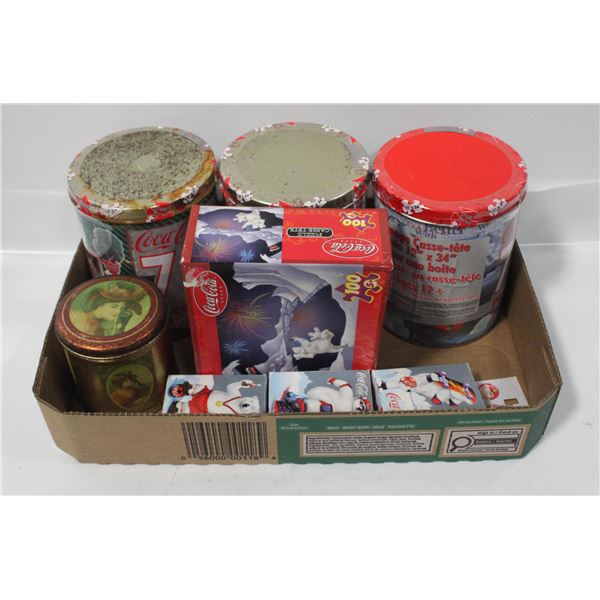 ESTATE COCA-COLA PUZZLES SEALED