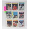 Image 1 : 1982-83 O-PEE-CHEE HOCKEY CARDS SHEET OF 9