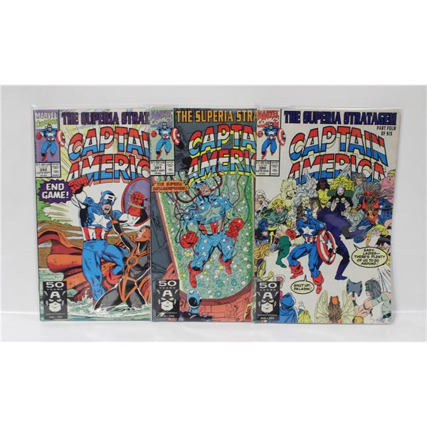 CAPTAIN AMERICA #390/391/392