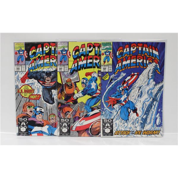 CAPTAIN AMERICA #384/385/386