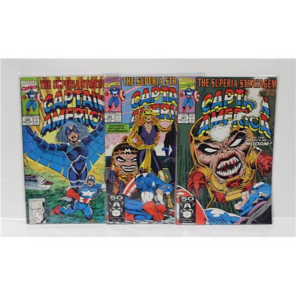 CAPTAIN AMERICA #387/388/389