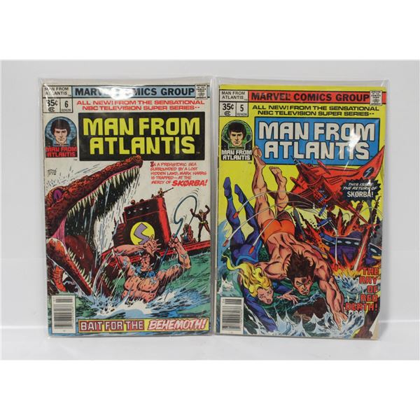 VINTAGE 1978MAN FROM ATLANTIS #5/#6