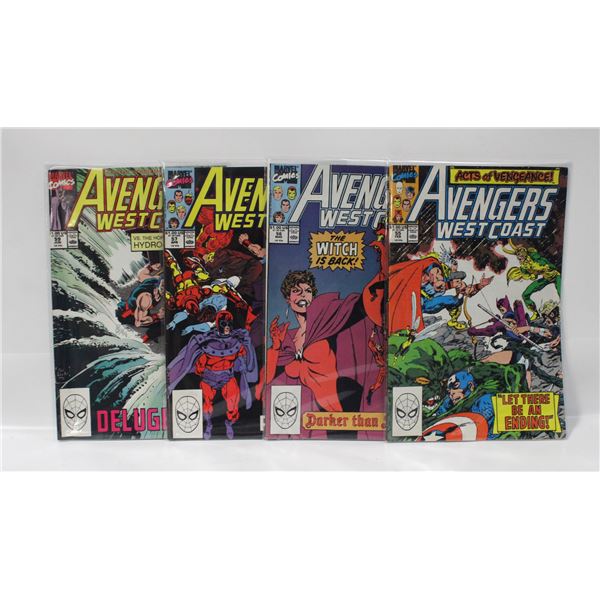 THE WEST COAST AVENGERS #55/56/57/59