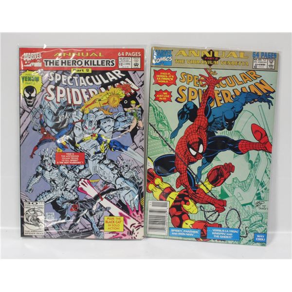 SPECTACULAR SPIDER-MAN ANNUAL #11 & 12