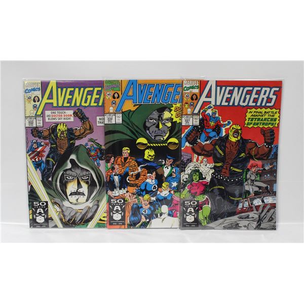 AVENGERS #331/332/333