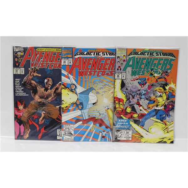 THE WEST COAST AVENGERS #80/82/87