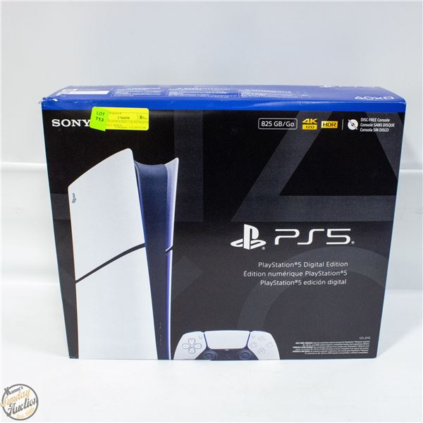 SONY PLAYSTATION 5 SLIM DIGITAL CONSOLE WHITE