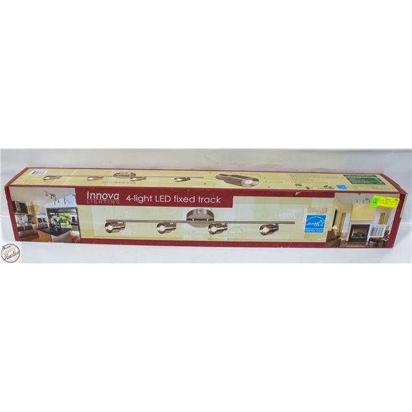 BRAND NEW INNOVA 4 LIGHT LED FIXED TRACK LIGHT