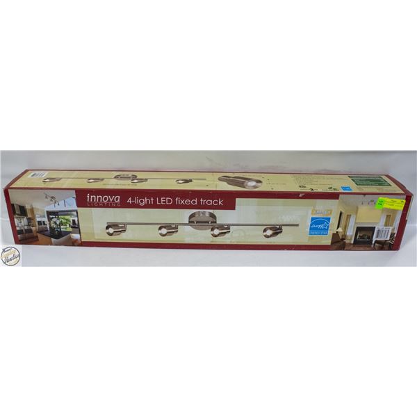 BRAND NEW INNOVA 4 LIGHT LED FIXED TRACK LIGHT