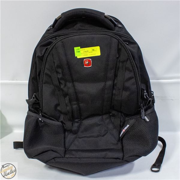 SWISSGEAR TRAVEL LAPTOP BACKPACK - BLACK