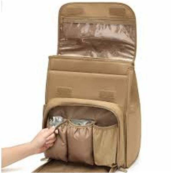 NEW KIT + ACE BABY BAG SET DARK TAN COLOUR