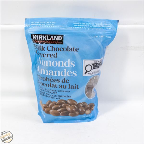 KIRKLAND MILK CHOCOLATE COVERED ALMONDS - 1.5KG