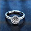 Image 2 : 1CT GRA CERTIFIED ROUND BRILLIANT MOISSANITE 925S