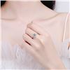 Image 3 : 1CT GRA CERTIFIED ROUND BRILLIANT MOISSANITE 925S