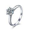 Image 3 : 1CT CERTIFIED SZ 8 ROUND BRILLIANT MOISSANITE 925S