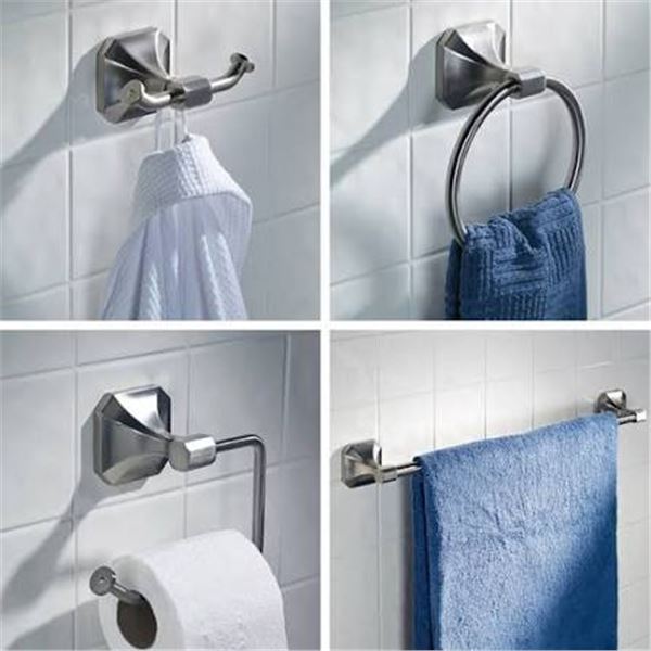 NEW 4 PIECE RICHELIEU BATHROOM ACCESSORY SET