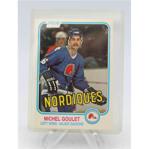 1981-82 O-PEE-CHEE MICHEL GOULET #275