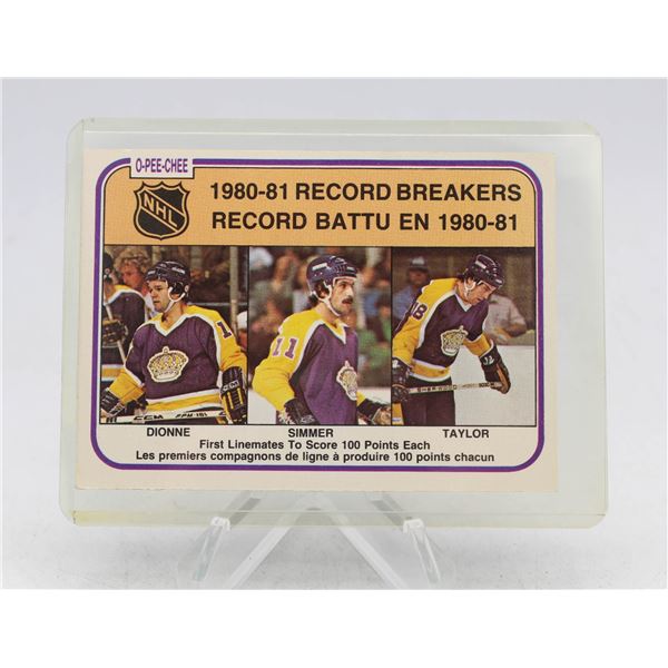 1981-82 O-PEE-CHEE RECORD BREAKERS #391