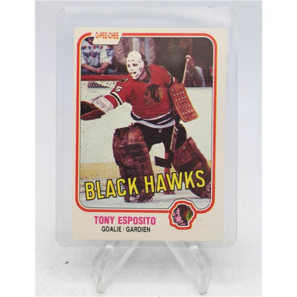 1981-82 O-PEE-CHEE TONY ESPOSITO #54