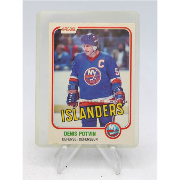 1981-82 O-PEE-CHEE DENIS POTVIN #199
